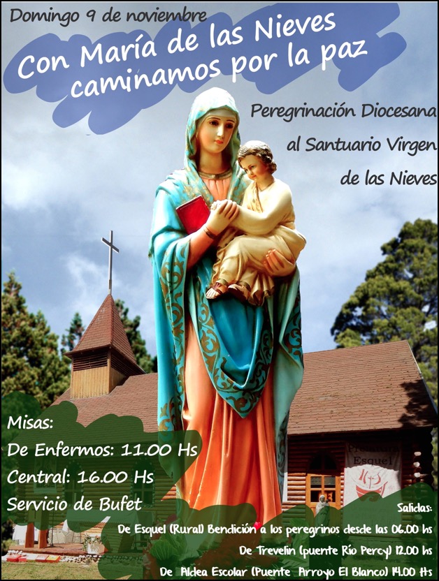 Afiche Virgen de las Nieves 2014